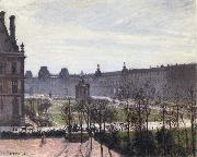 The Carrousel,autumn morning Camille Pissarro